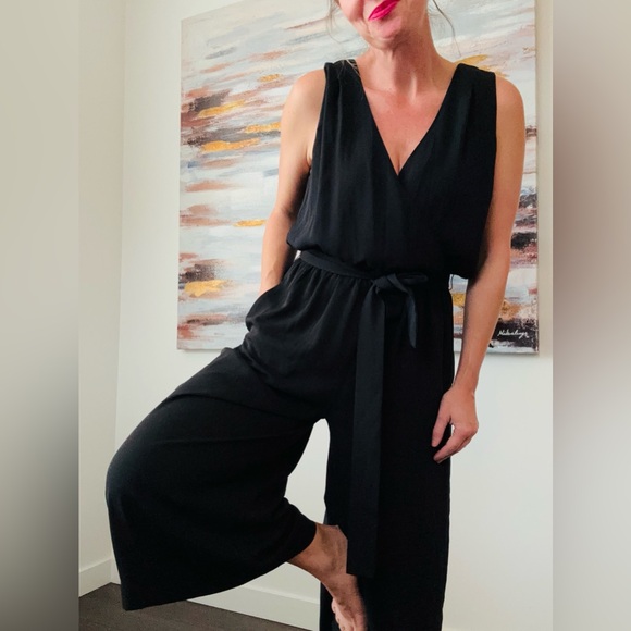 Aritzia Pants - ARITZIA Babaton Black Maximillian Jumpsuit